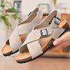 Men Sandals Simple Casual Summer Shoes Comfortable Sneakers Outdoor Beach Vacation Sandals 2024 New Male Casual Sandals Shoes