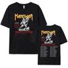 Manowar Hip Hop Band Print Tshirts The Blood Our Enemies Tour 2025 Tees Short Sleeve Women T-shirt Women Clothes Graphic Shirt