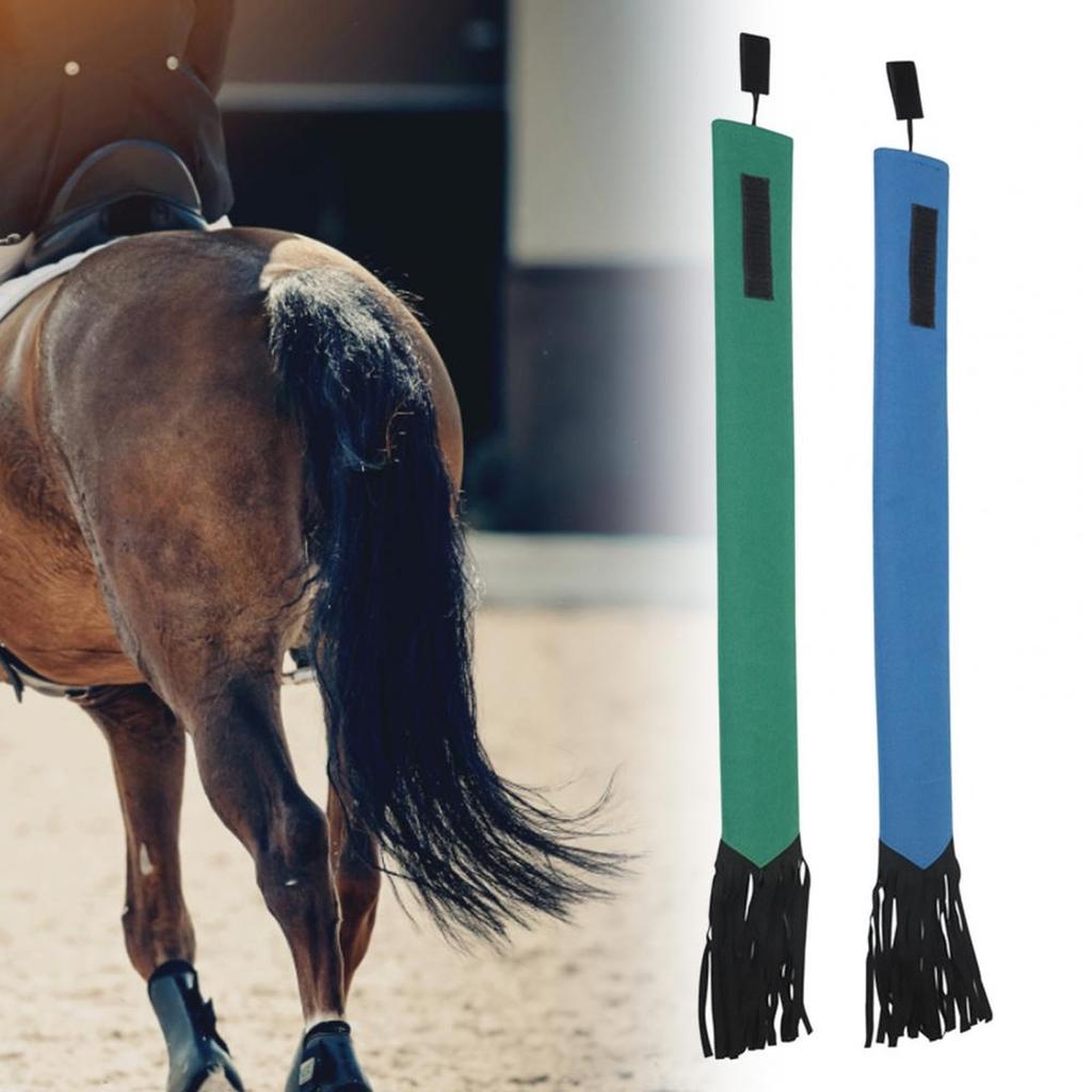 -mosquito Breathable Non-woven Fabric Horse Tail Protector Drawstring Horse Tail Bag with Fringe Horse Accessories