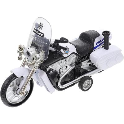 1/12 Polizei Motorrad Spielzeug Auto Modell Kind Pull Back Motorrad Spielzeug