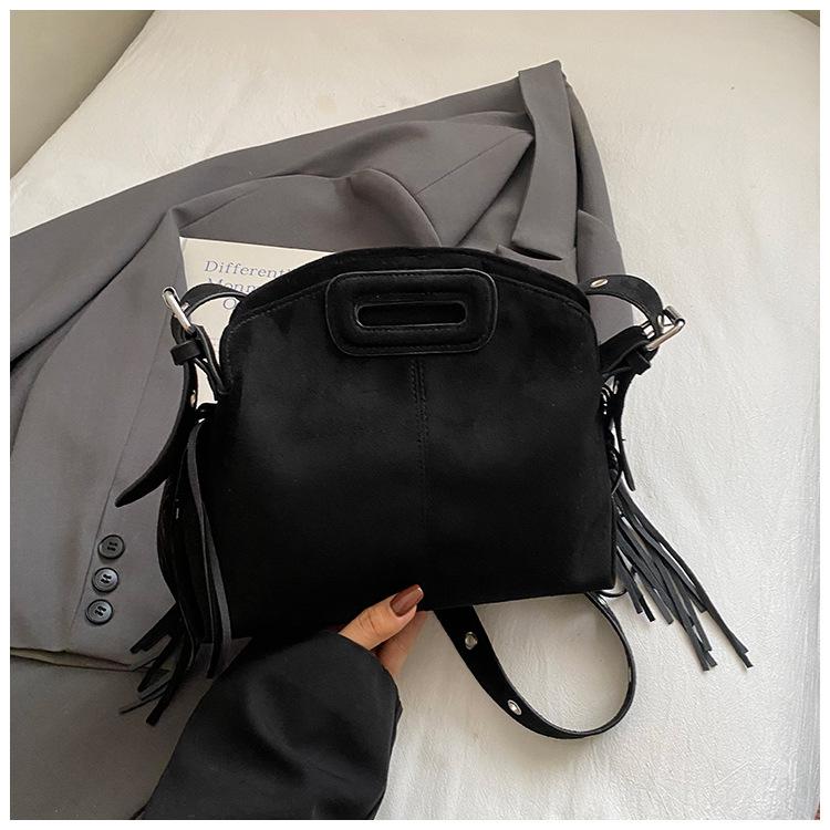 High Value Simple Popular Bag New Fashion Retro Shoulder Bag Large Capacity Women Messenger Fringed Bag