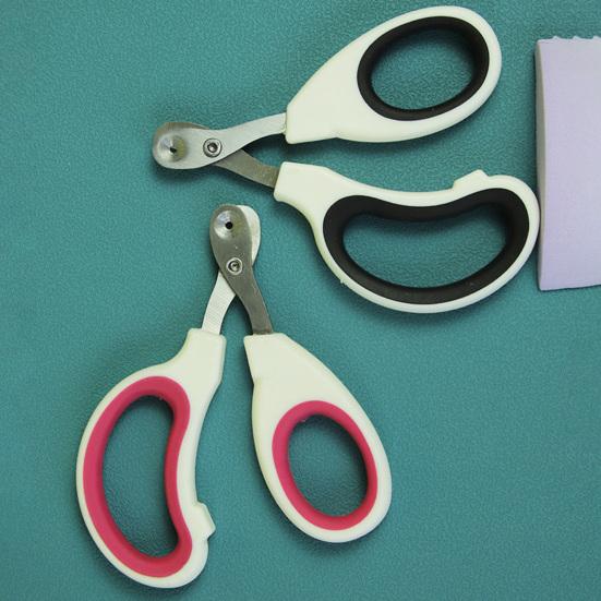 Pet Nail Clippers Professional Gentle Precise Trimming Safe Lock Ergonomic Design Comfortable Grip for Small Animals