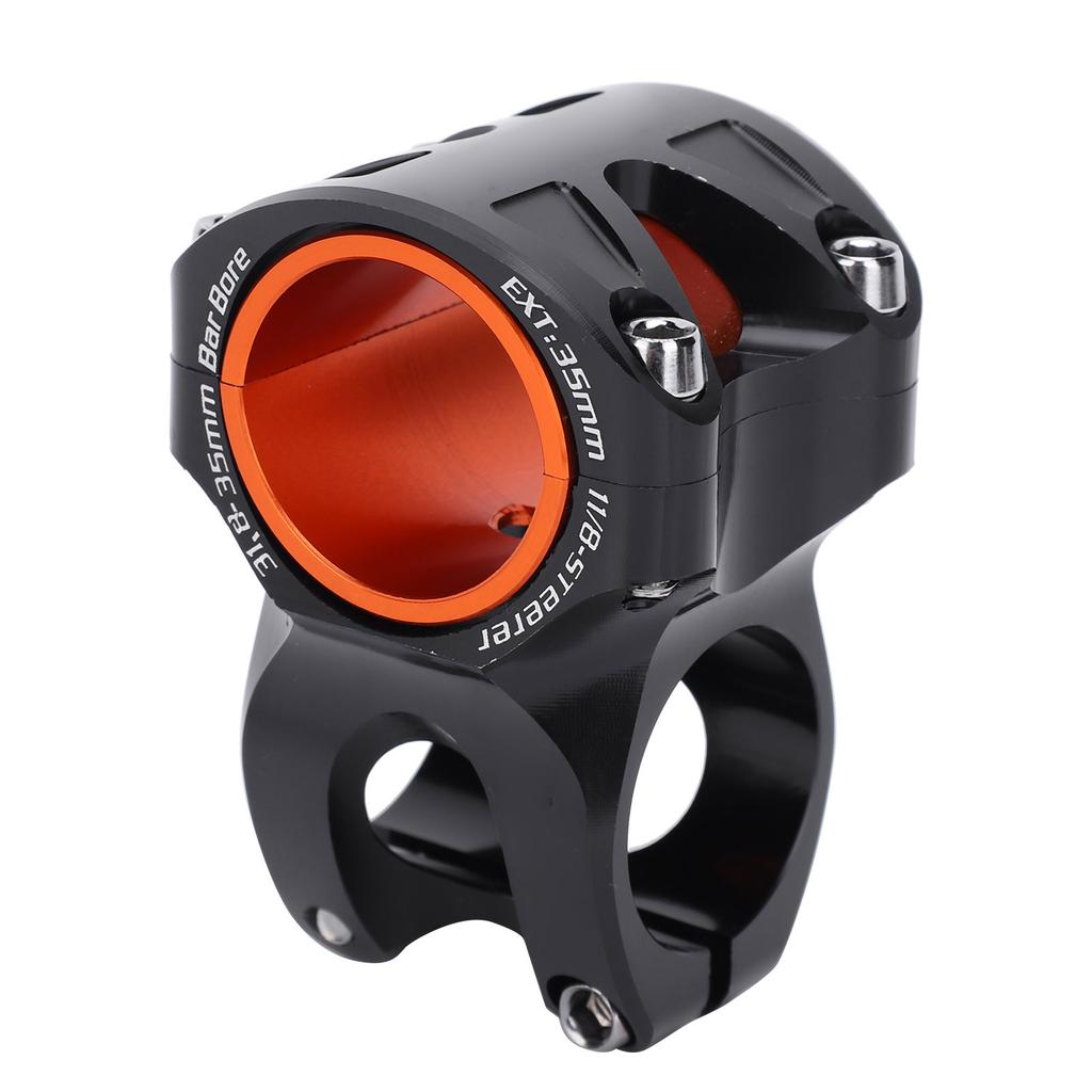 35MM Fahrrad Mountainbike Vorbau Aluminiumlegierung Radfahren Kurzer Lenkervorbau für die meisten FahrräderSchwarz