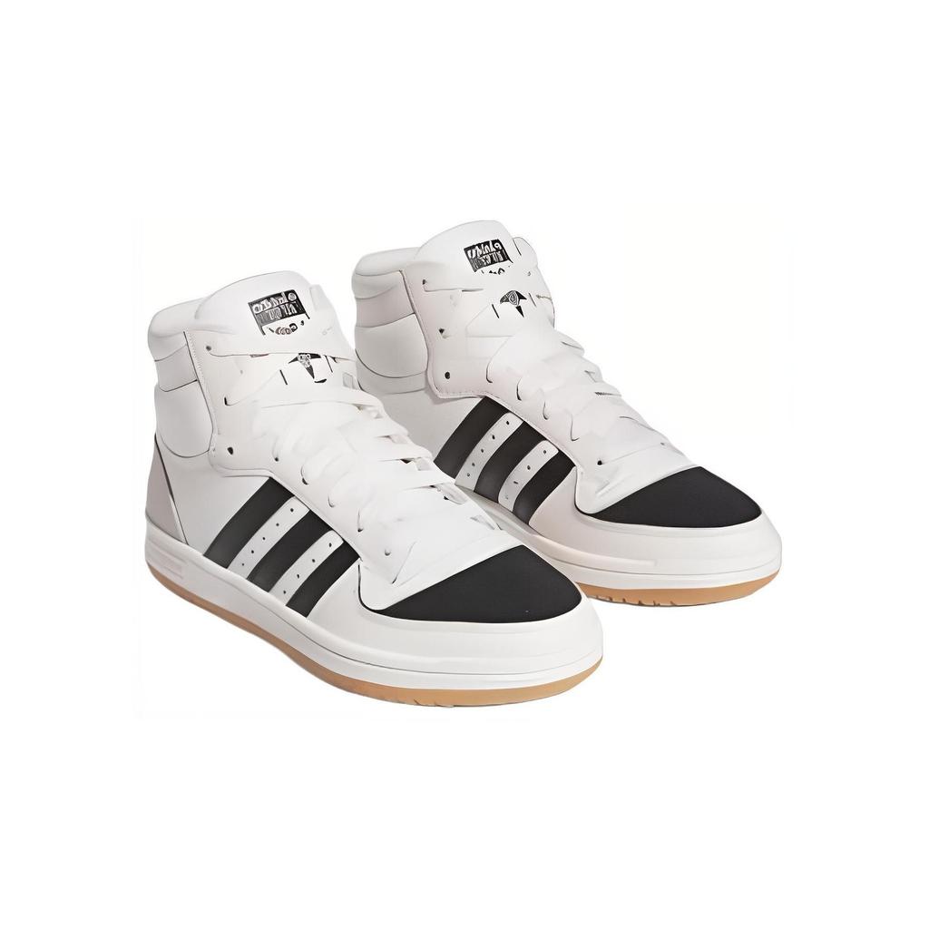 Adidas Originals Top Ten Syntetická kůže Odolné Mid-Top Dětské tenisky Dětské tenisky Bílá Černá IF2708