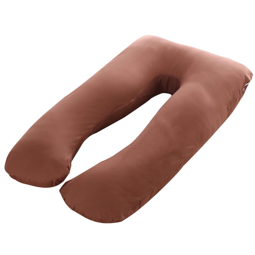 Maternity Pillow Case Multifunction Pure Cotton Cover U-shape for Pregnant Women