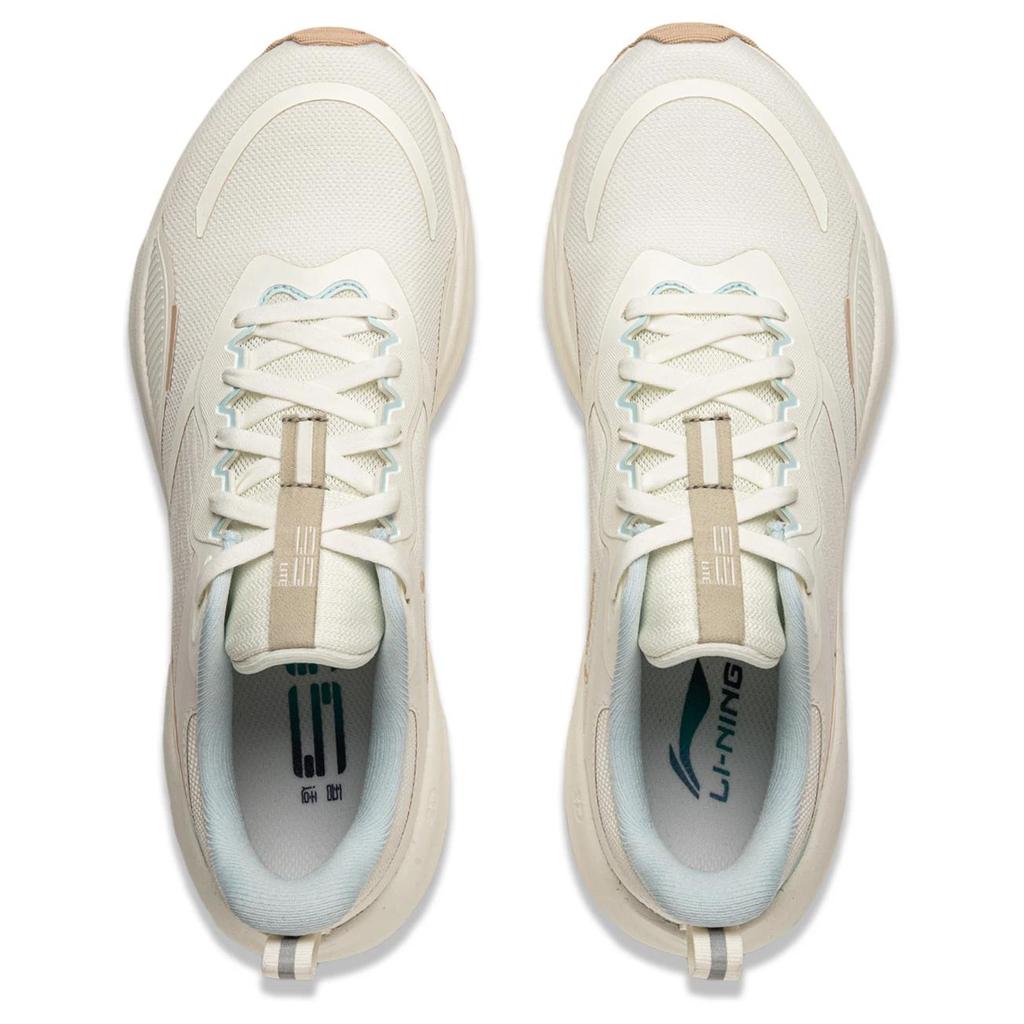 Li Ning Wuyue 2.0 Protective Edition Running Shoes Women's Low Top Ecru ARSU076-2