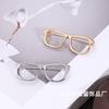 Creative Glasses Brooch Anti-light Personalized Niche Suit Shirt Fixed Corsage Accessories Pin