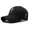 Cross-shaped Three-dimensional Embroidered Baseball Hats for Men and Women Sunshade and Sun Protection Baseball Hats