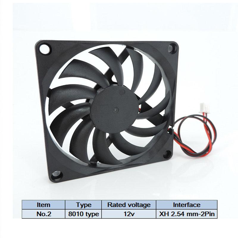 DC 5V 12v 24V 8cm 8010 8015 8025 3pin 4pin xh 2,54 Bezkartáčový chladicí ventilátor 80x25mm Chladič Radiátor 80x10 80*15 Pro PC Case GPU