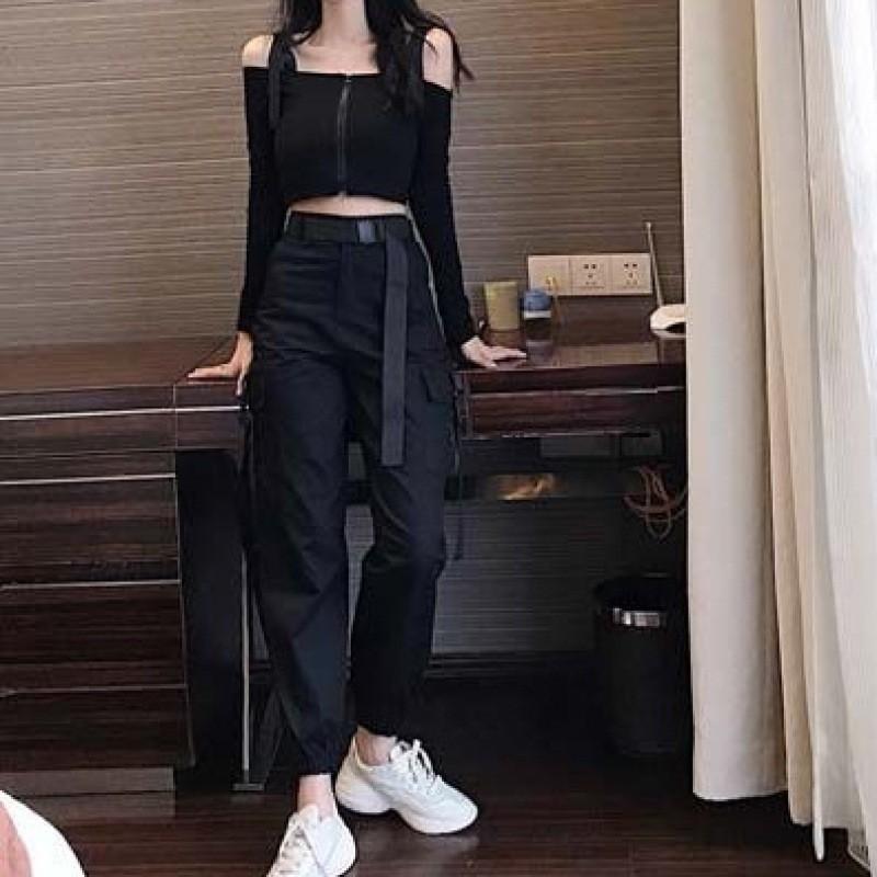 Black 13cm Minimalist Automatic Buckle Canvas Belt For Women Stylish Wear Everyday