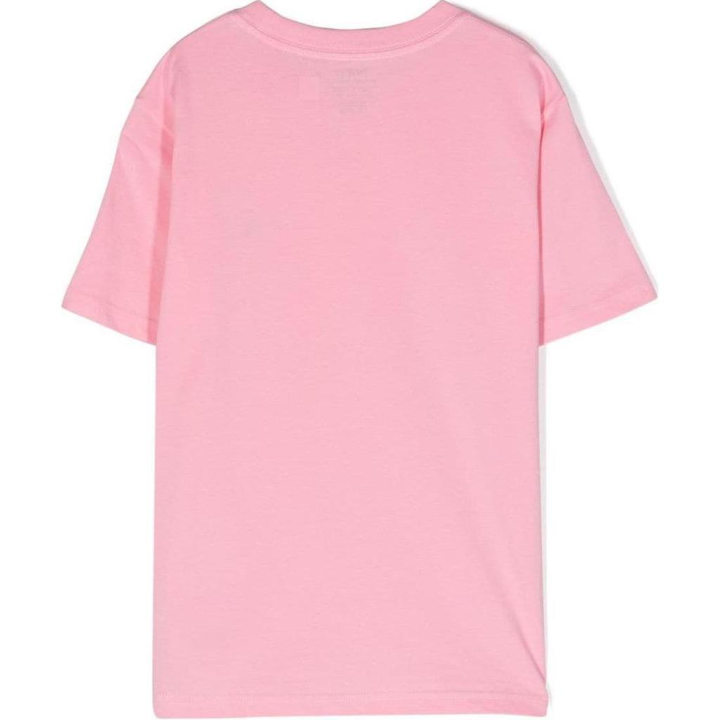 Polo Ralph Lauren Kids T-Shirt Round Neck Logo Print Short Sleeve Kids Tops Pink 323832904-137
