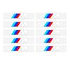 IVZR8 Car Logo For BMW M Emblem E46 E36 E34 F10 E90 Creative Sticker Metal BMW M Emblem E46 E36 E34 F10 E90 F30 E60 F30 E30 E92 E87