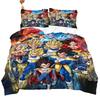 Japanese Anime Dragon Ball Bedding Set Goku Duvet Cover Comforter Bedclothes Single Twin Full Queen Size 3D Kids Adult Boys Gift