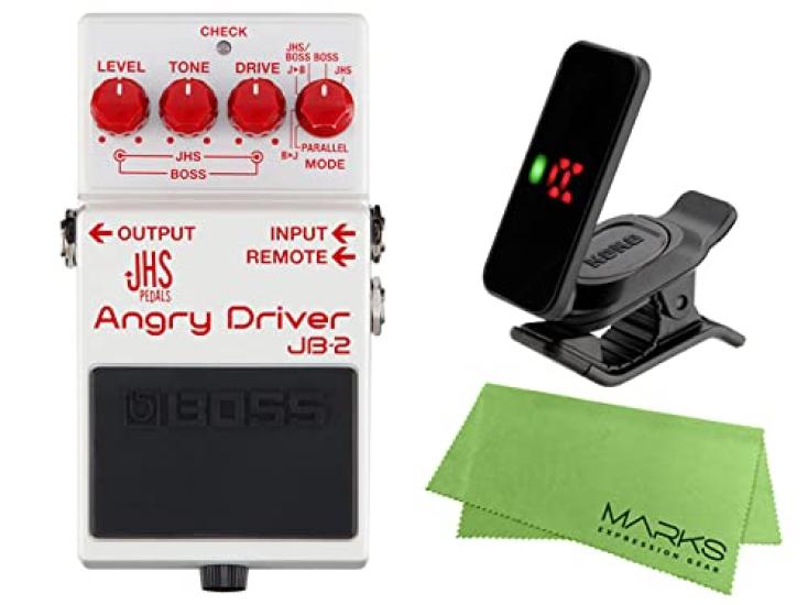 

BOSS - Angry Driver JB-2 + KORG Pitchclip 2 PC-2 + Marks Original Cross Set