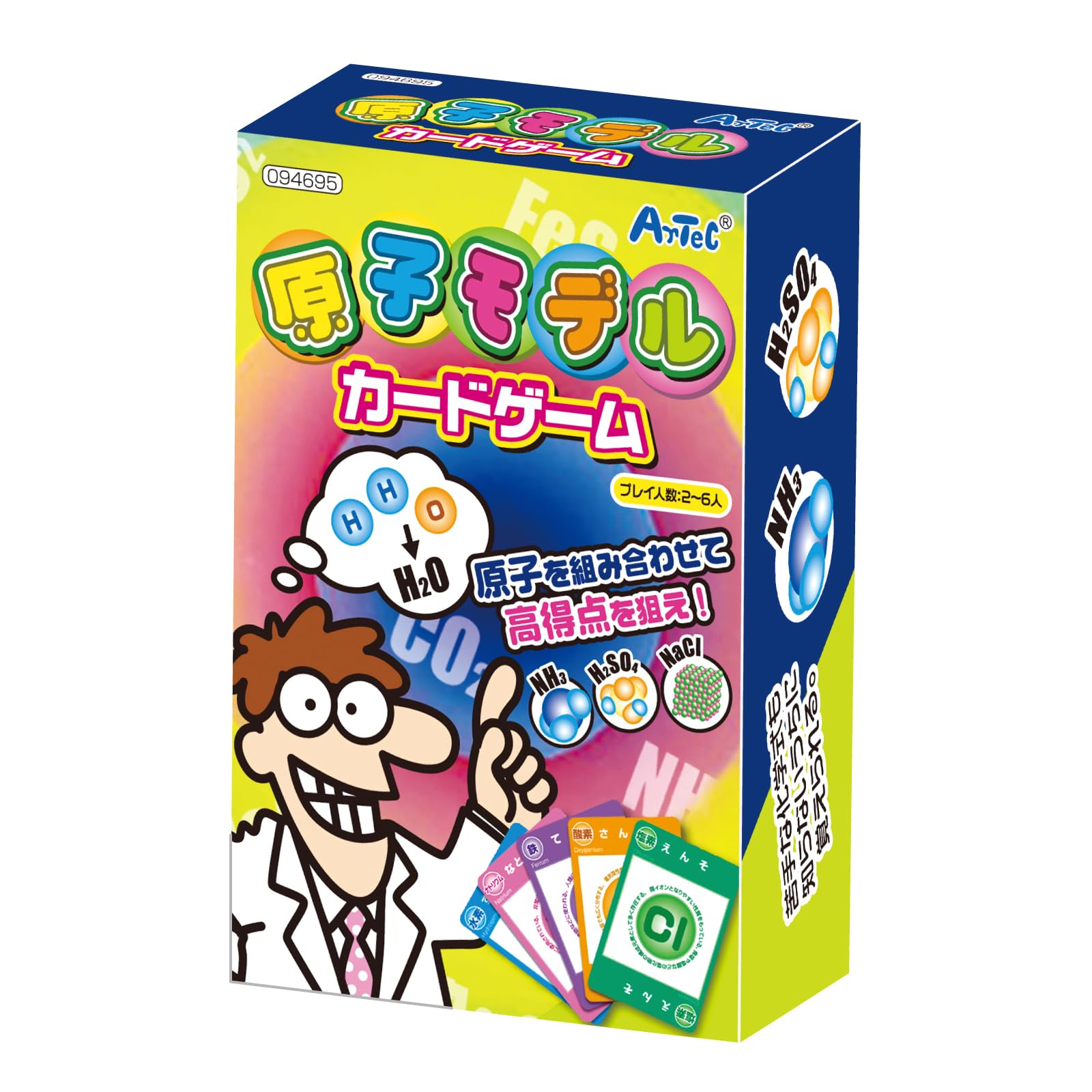 

Artec Educational Toy Atomic Model Card Game
