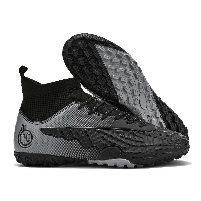 Men's and women's shoes Artificial grass spikes Football shoes Men's same broken competition Teen students nail training