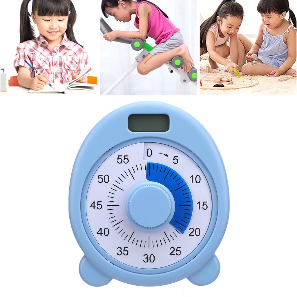 Visual Timer 60 Minute Mechanical Timing 99min 59sec Electronic Timing Visual Countdown Timer for Time Management