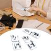 3 Size Narrow Rolled Hem Presser Foot 3mm 4mm 6mm Hemming Feet for Household Multifunctional Sewing Machine Supplies