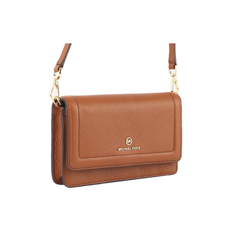 New MICHAEL KORS Jet Set Charm Leather Shoulder Bag, Crossbody Bag Small Women's Brown 32S1GT9C5L-230