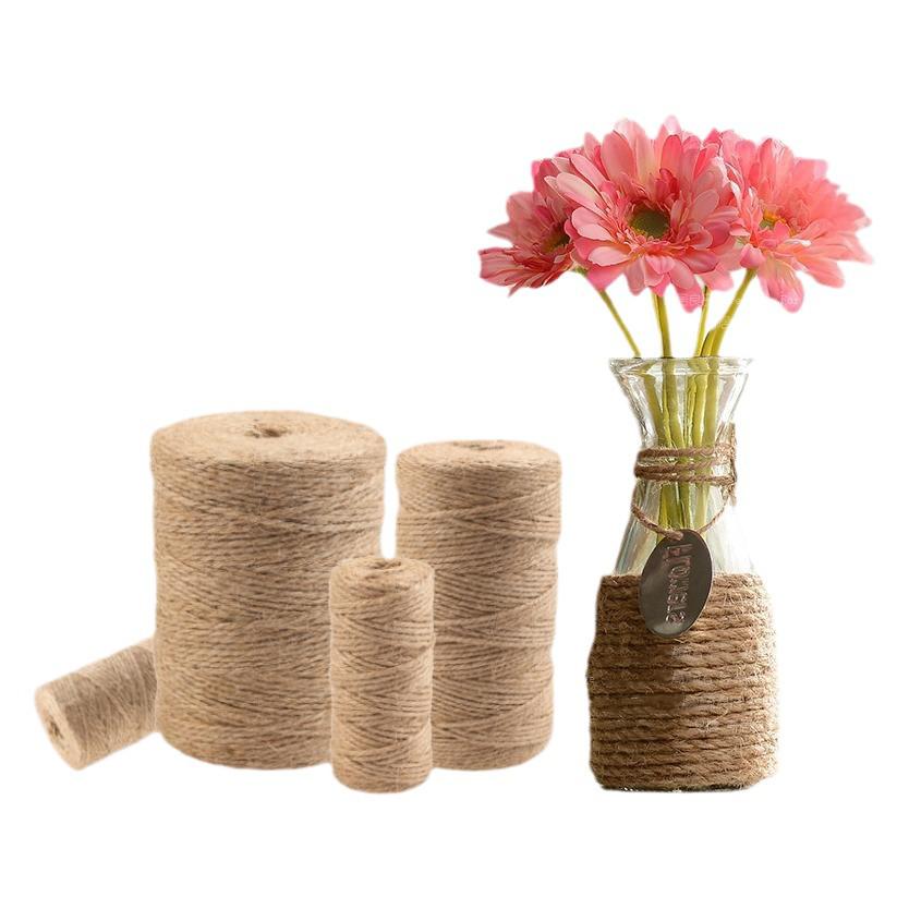 Jute Rope: Multi-Spec Hemp Rope for DIY Projects & Bundling, Thick To Thin Options