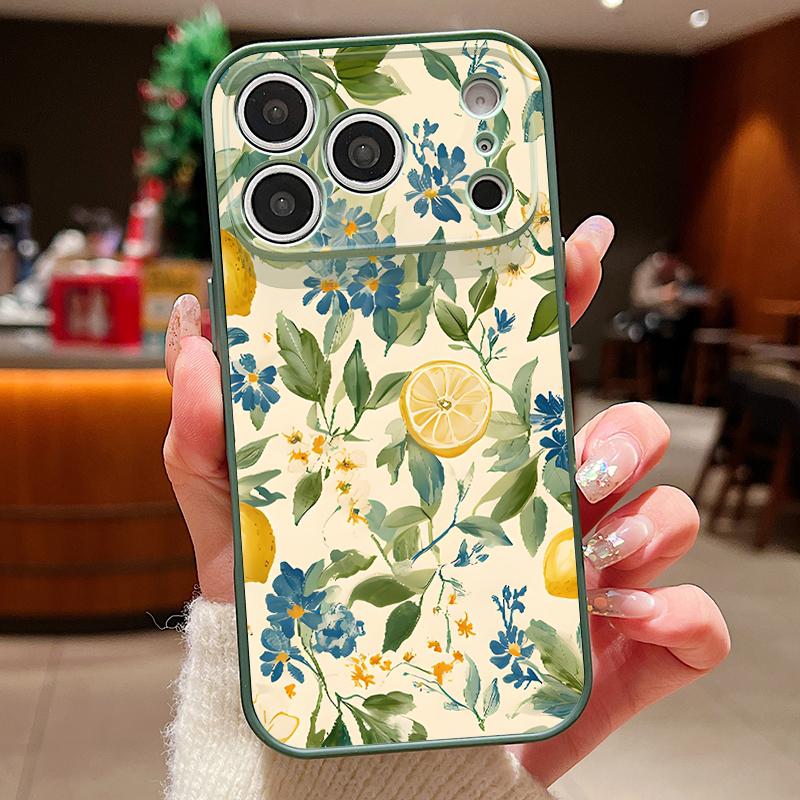 Pastoral Wildflower Case For iPhone 17 18 Pro Max Magnetic For Magsafe Skin Feel Hybrid Phone Cover For iPhone 16 15 14 13 Pro Max
