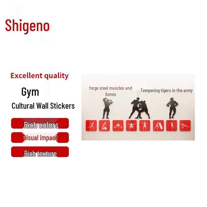 

Zhongye Gym 3D Culture Wall Decor Poster