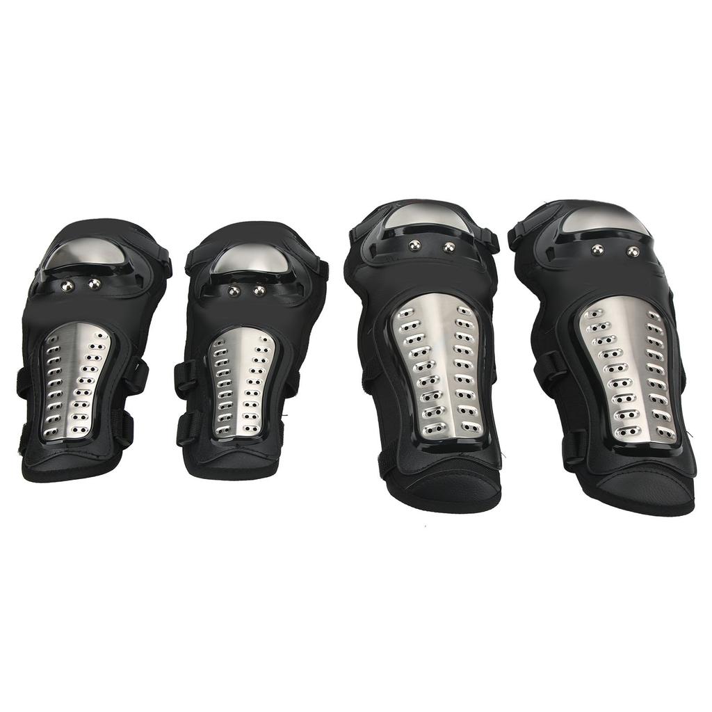 Motorcycle Knee Pads Elbow Pads Riding Knee Elbow Guards Protector for Motorcycle Cycling Racing