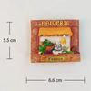 France Fridge Stickers Perigord Sarlat Menton Souvenirs Côte d'Azur Mont-Saint-Michel Fridge Magnets Home Decor Wedding Gifts