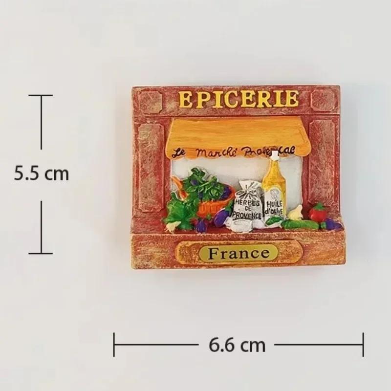 France Fridge Stickers Perigord Sarlat Menton Souvenirs Côte d'Azur Mont-Saint-Michel Fridge Magnets Home Decor Wedding Gifts