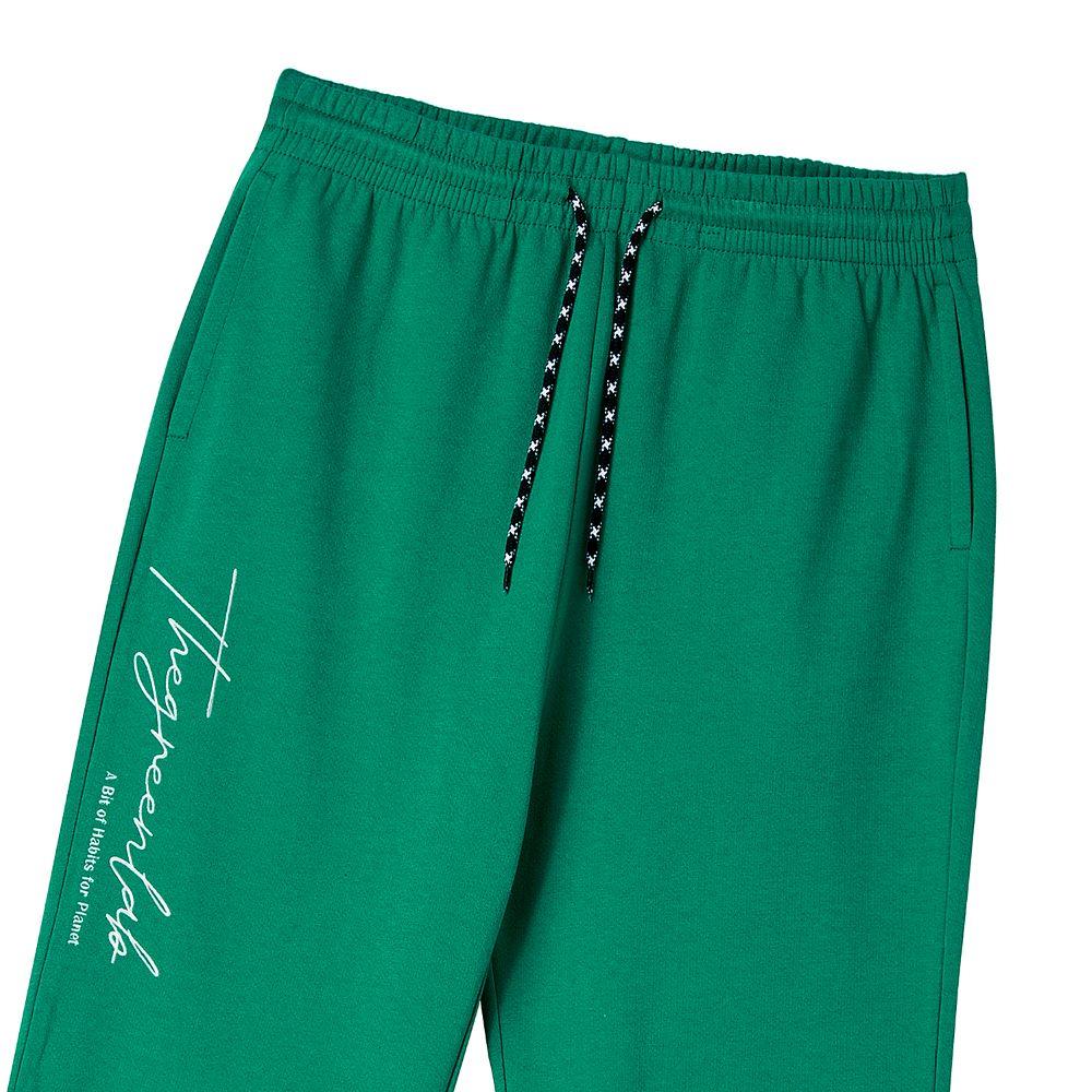 THE GREEN LAB Oversized String Jogger Pants [Green]
