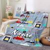 Custom Name Cute Cars Theme Printed Blanket - Perfect for Couch, Bed, Travel & Outdoor Use | Machine Washable, Cozy & Durable.