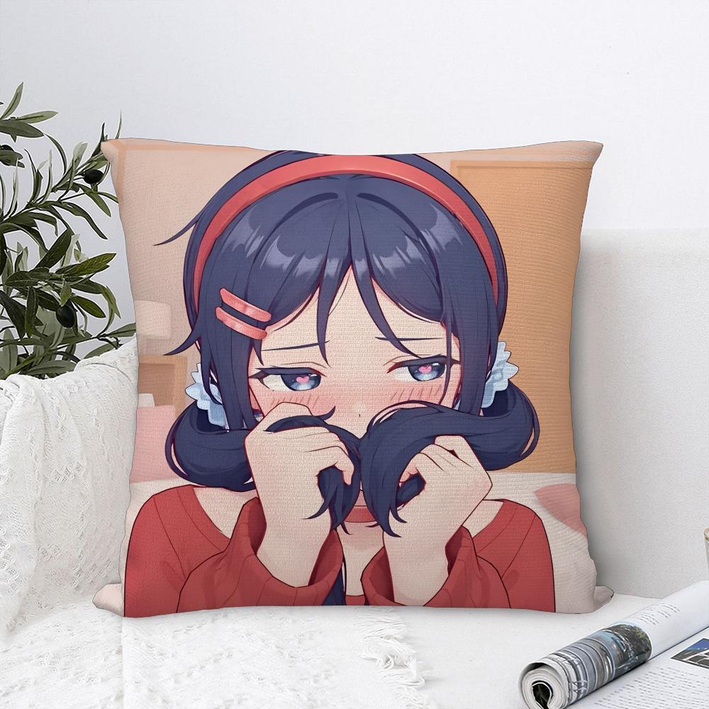 M-MiSide Mita Pillow Case Sofa Decorative Home Double-sided Print Plush Square Throw Pillow Covers Cushion Decor Cover