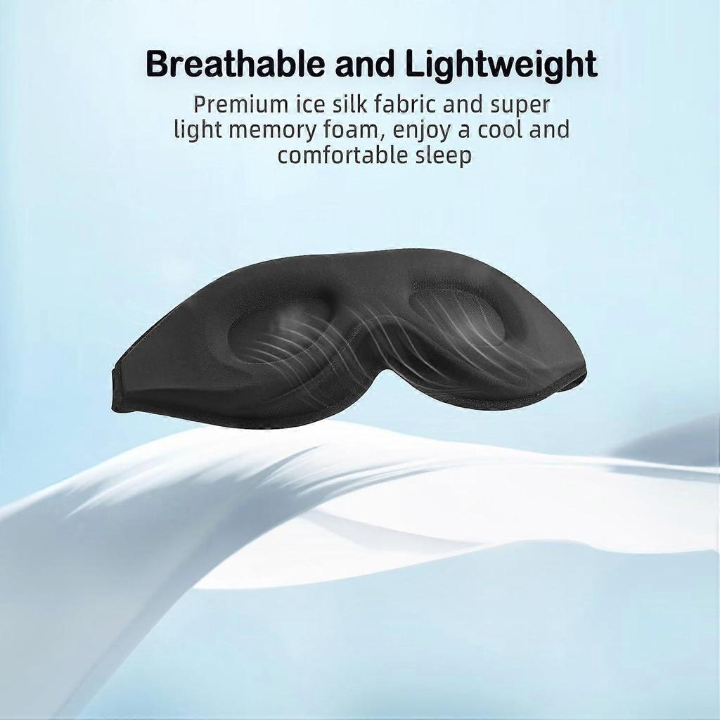 Sleep Mask for Side Sleeper Women Men, Eye Mask for Sleeping Light Blocking, 3D Contoured Cup Sleeping Mask, Soft Breathable Sl