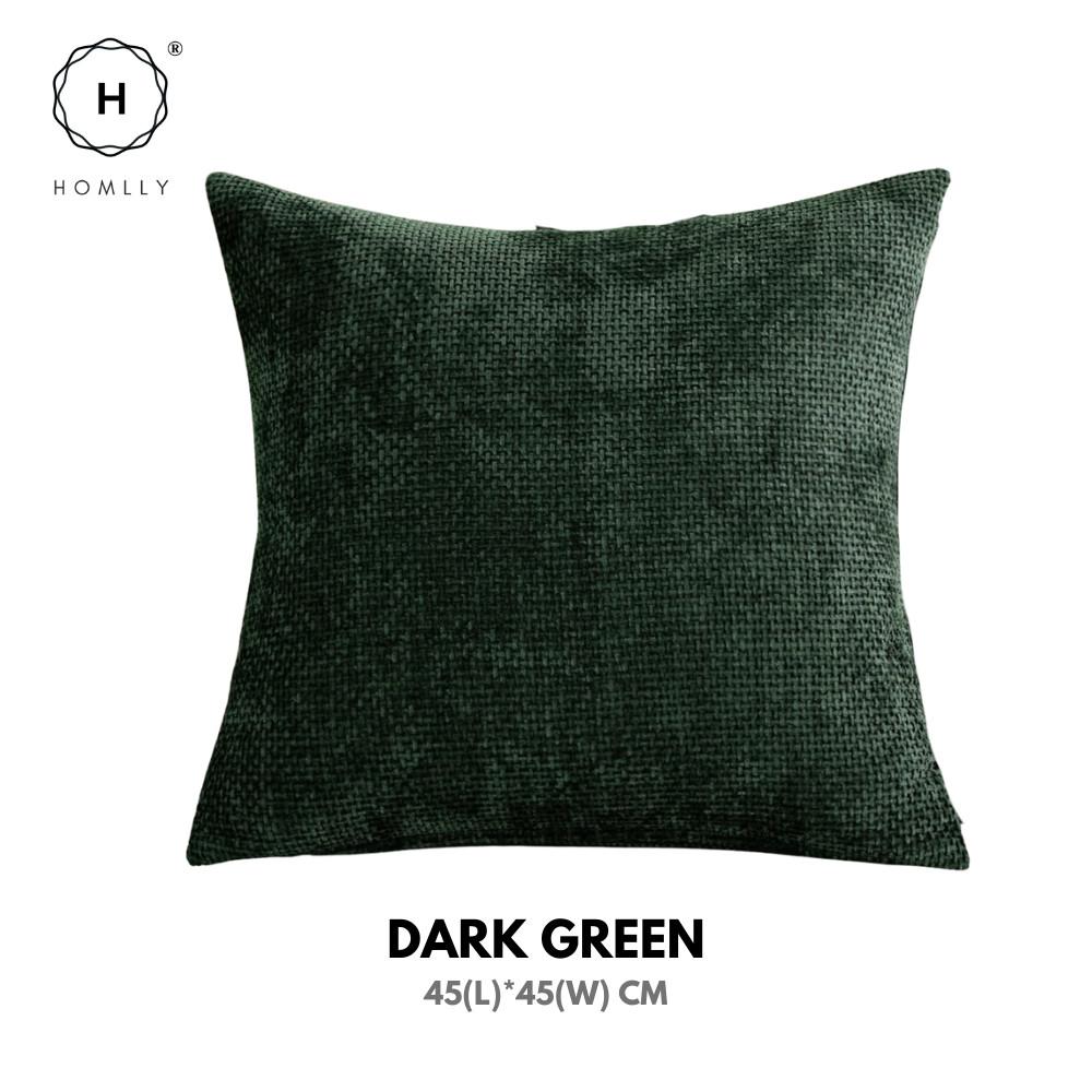 HOMLLY Sadii Teksturowana Poszewka na Poduszkę Dekoracyjną z Chenille (45 x 45 cm) X2SZT