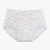 Plus Size Ladies Spring and Summer Floral Print Soft Breathable Comfortable Waist Triangle Briefs