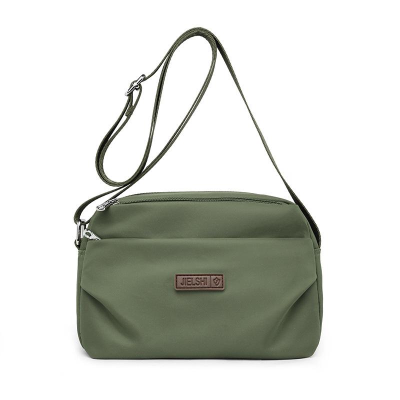 Fashionable Multi-compartment Shoulder Bag Trendy Shopping Messenger Bag Large Capacity Women's Work Backpack Waterproof Nylon Cloth Bag