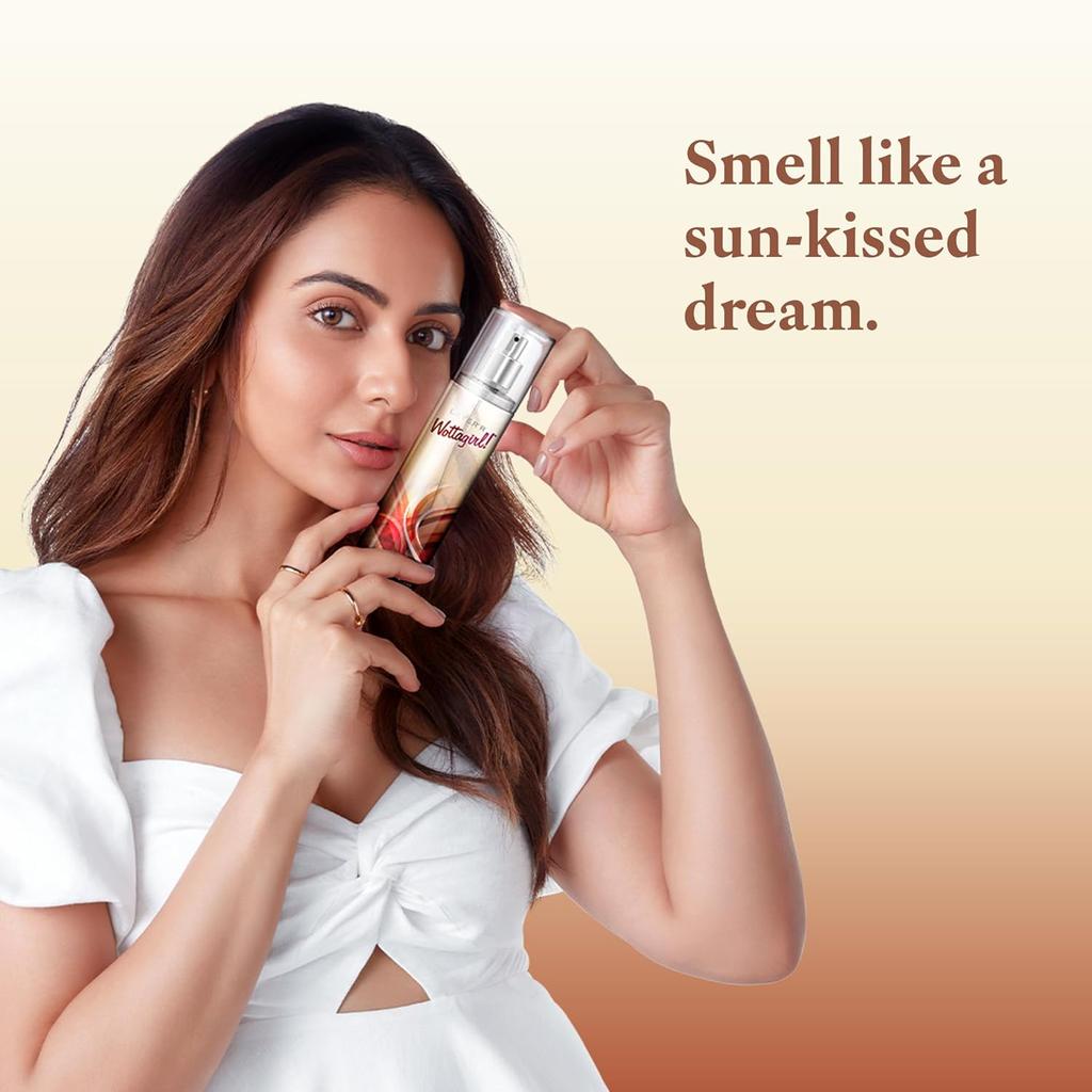 Wottagirl Vanilla Twist Body Splash, 135ml | Dreamy Vanilla Scent | Everyday Wear | Refreshing & Skin-Friendly