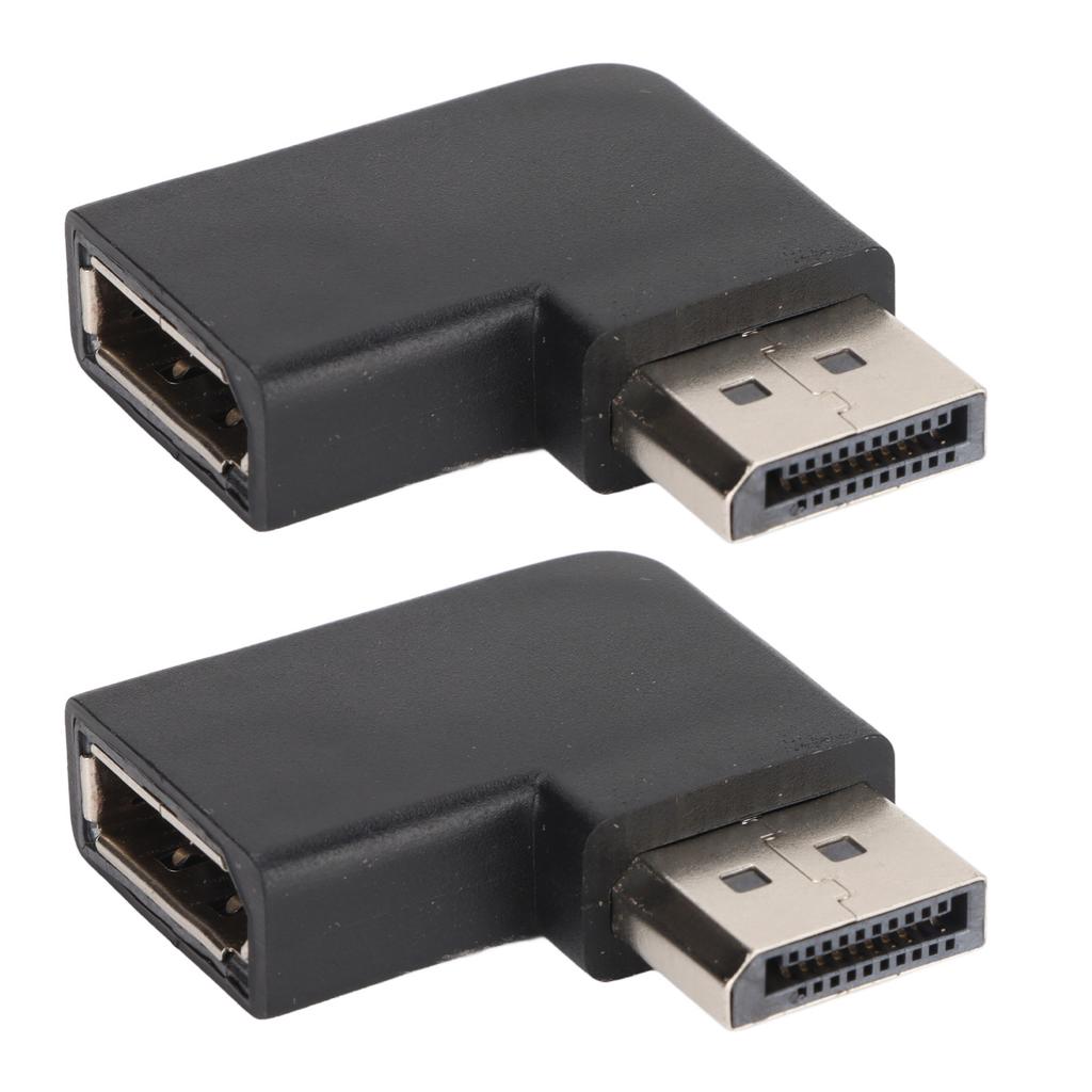 2 Stück Displayport Extender Gleiche Bildschirmanzeige 7680x4320 Auflösung Stabil Zuverlässig Kompakt Leichtgewichtiger DP-Anschluss