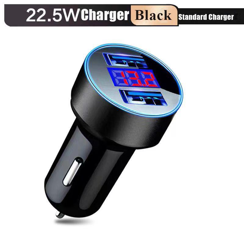 Super Fast Charging Usb Car Charger 120w Dual Port Quick Charge For Iphone 13 12 11 Pro Max 7 8 Samsung Oneplus Xiaomi Huawei