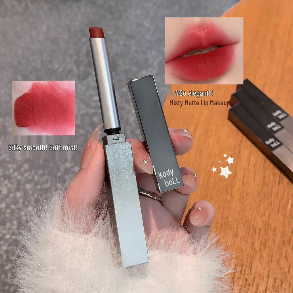 KodyboLL Flashy Matte Silky Lipstick for Yellow Skin - Moisturizing, Brightening, Perfect for Bare Face