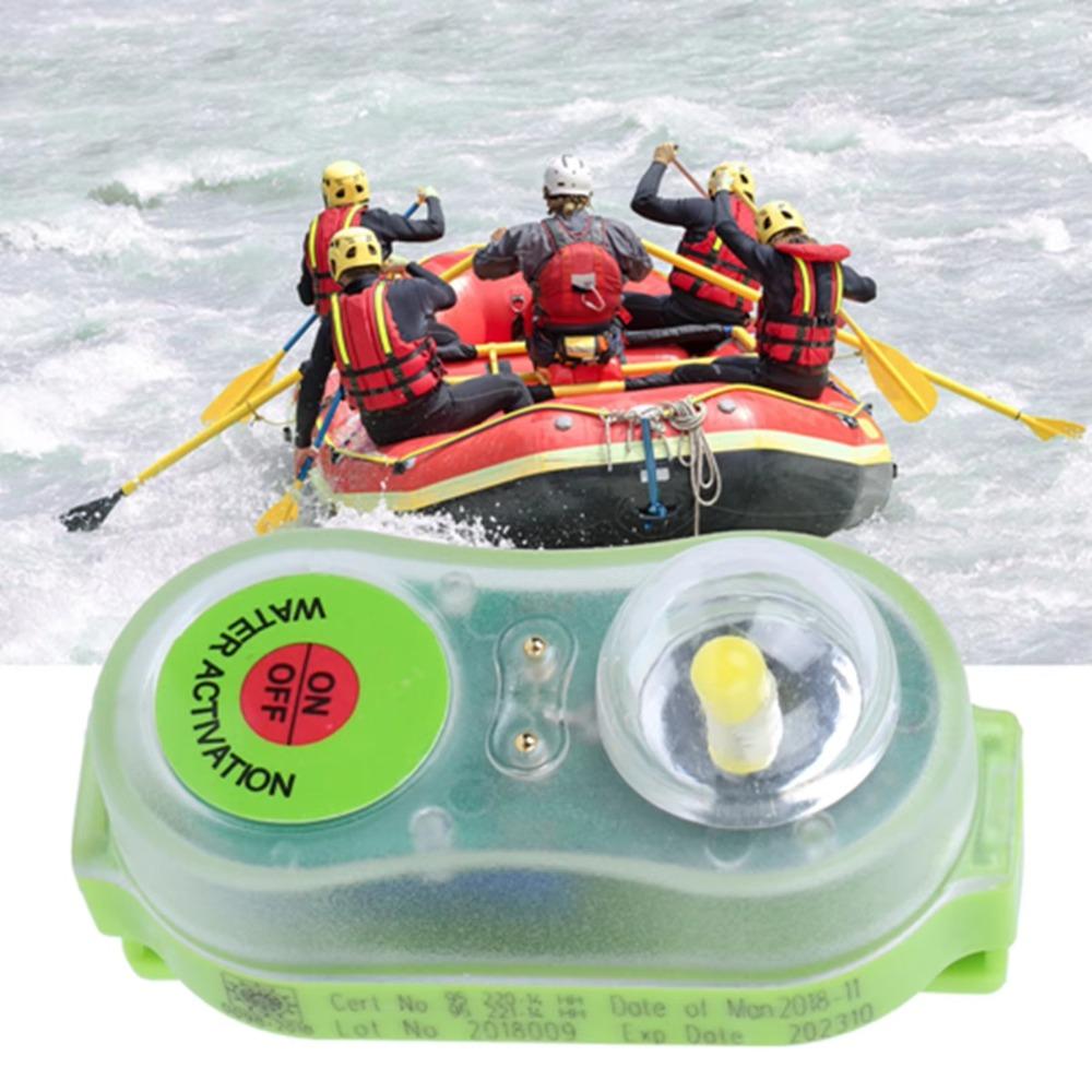2pcs Waterproof LED Life Jacket Light Lightweight Emergency Signal Light  Outdoor Accessories