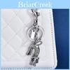 Cat Bag Charm Zinc Alloy Animal Pendant With Electroplating For Fashion Accessories
