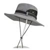 Men s Fisherman Hat   Outdoor Fishing Sunscreen Face Cover UV   Big Brim