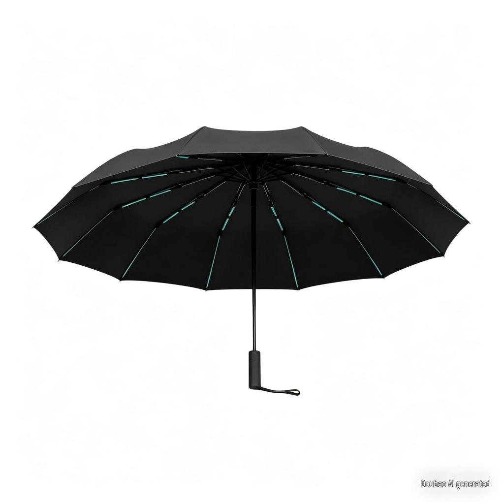 Fully Automatic Women's Dual-Use Sun and Rain Umbrella with UV Protection and Customizable Logo