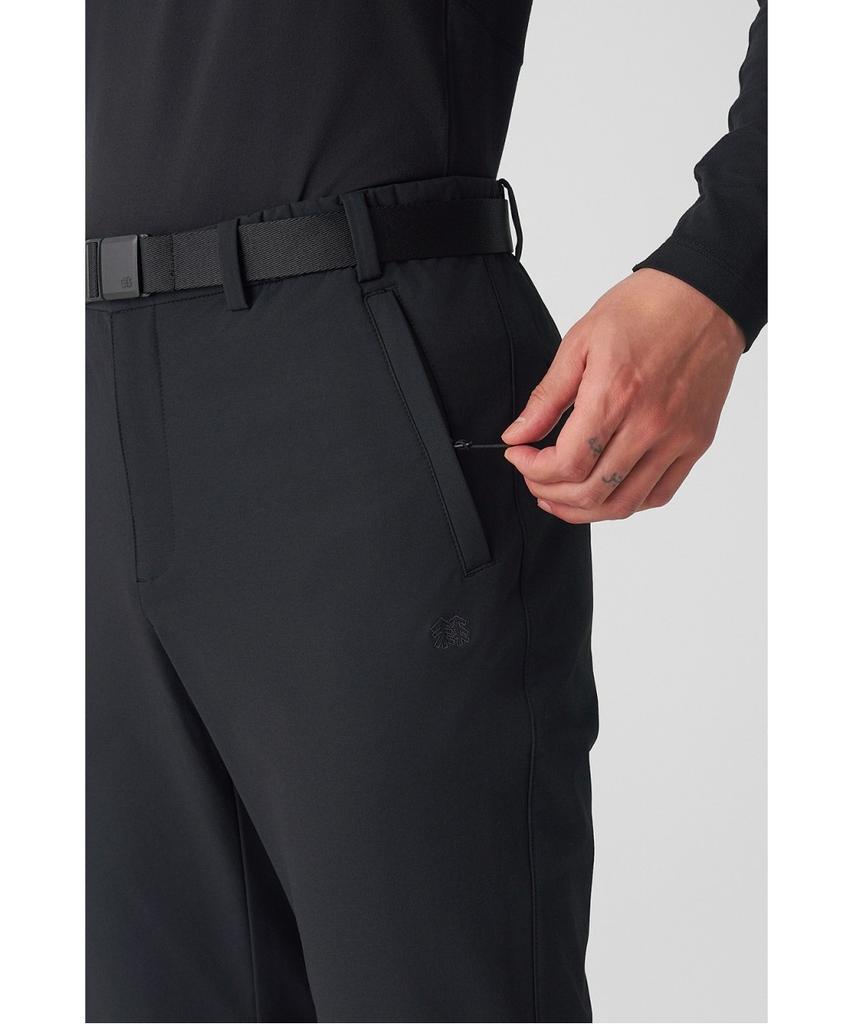 Koolongseupocheu Men'S Slim Fit Standard No-Tuck Pants Jwpnx26141Blk