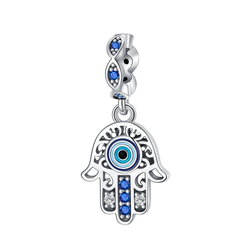 Copper Metal Devil's Eye Series Bead Components Egypt Pharaoh Dangle Charm Bead Component Compatible With Authentic Original Bracelet High Quality