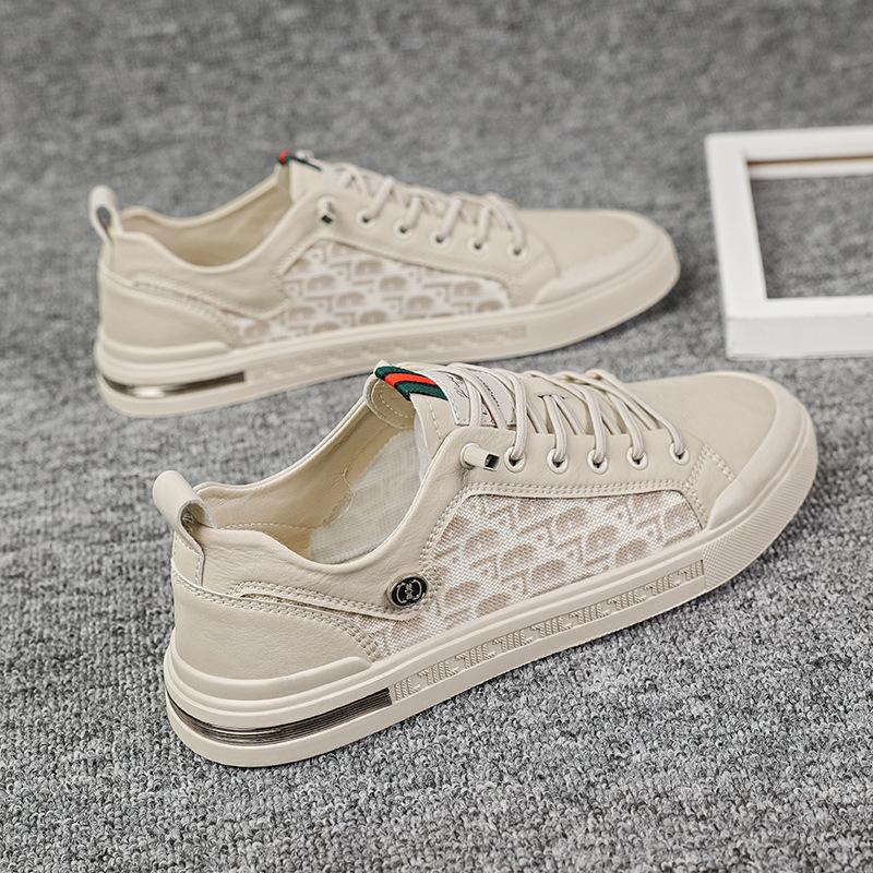 

Мужская обувь Корейские кеды 2024 новая осенне-зимняя четырехсезонная дышащая обувь мужская белая обувь спортивная и повседневная модная обувь 44