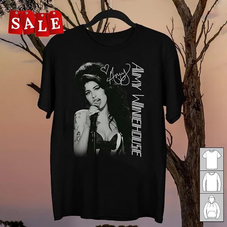 New Amy Winehouse signature vintage Gift For Fans Unisex All Size TShirt UH385 Unisex T-Shirt XL