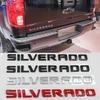 41CM ABS for Chevrolet Silverado 1500 2500HD 3500 Car Tail Letter Stickers Emblem Car Rear Trunk Logo Badge Exterior Decoration