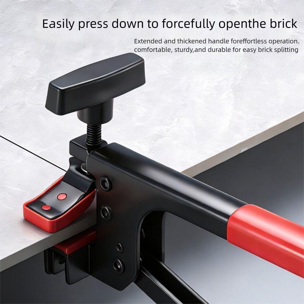 Manually Operated Tile Cutting Breaking Pliers Heavy Duty With Torsion Handle Press Tile Opener High Hardness Construction Tool